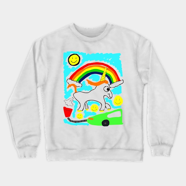 Elon Musk - Unicorn Crewneck Sweatshirt by grekhov